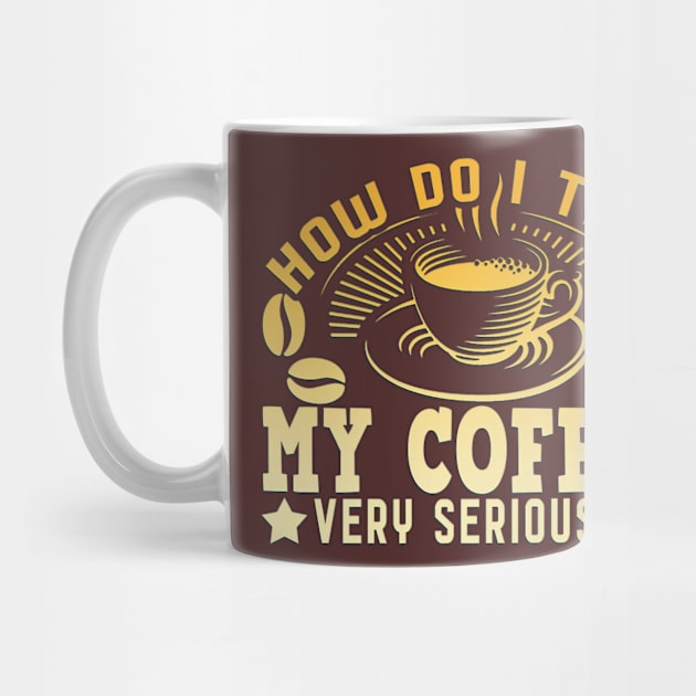 Sorry For What I Said Before Coffee Funny Coffee Lover Gift by logo desang